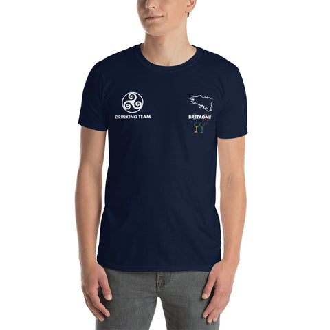 Bretagne Olympic Drinking Team - T-shirt Standard - Ici & Là - T-shirts & Souvenirs de chez toi