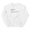 Sweatshirt Grec blanc - Un design qui réchauffe le cœur