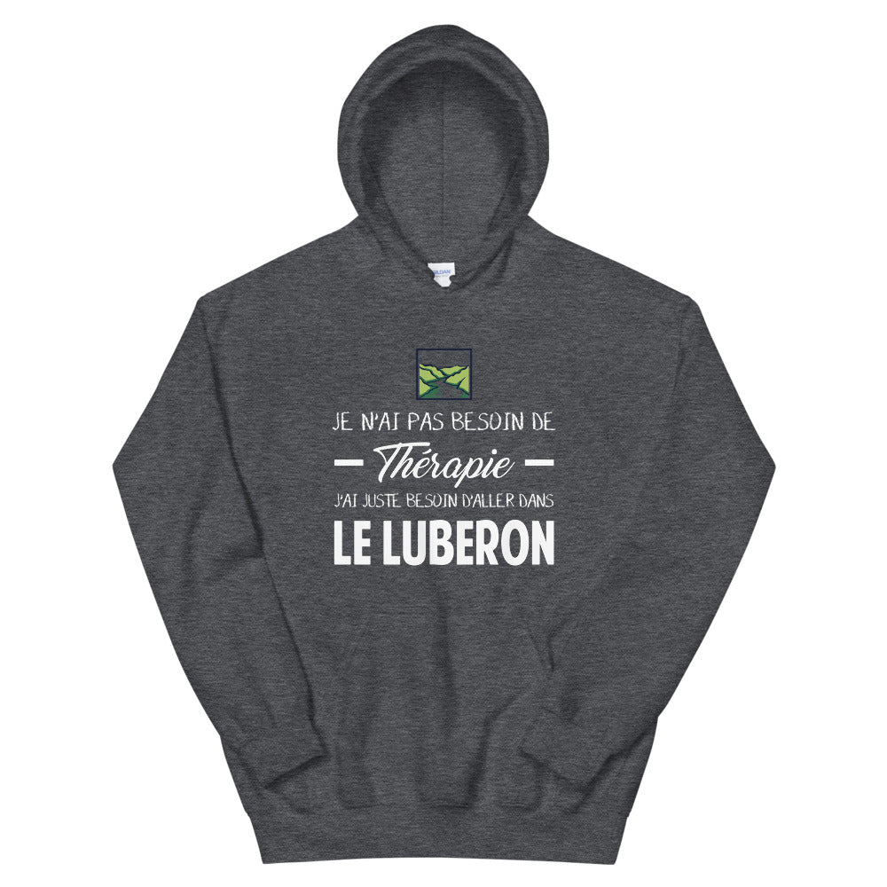 Sweatshirt Luberon bleu marine - Je n'ai pas besoin de thérapie