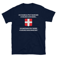 Thumbnail for T-shirt Savoyard bleu marine dos - 10 heures sans marcher