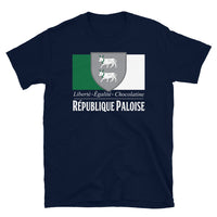 Thumbnail for T-shirt Béarn gris foncé - Confort et fierté locale