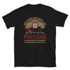 T-shirt Portugal noir - Déconne pas avec les Portugais