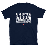 Thumbnail for T-shirt Gers gris foncé chiné dos - Je ne suis pas Capbourrut