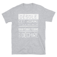Thumbnail for T-shirt Guatemala gris sportif - Désolé ce mec est pris par une fille