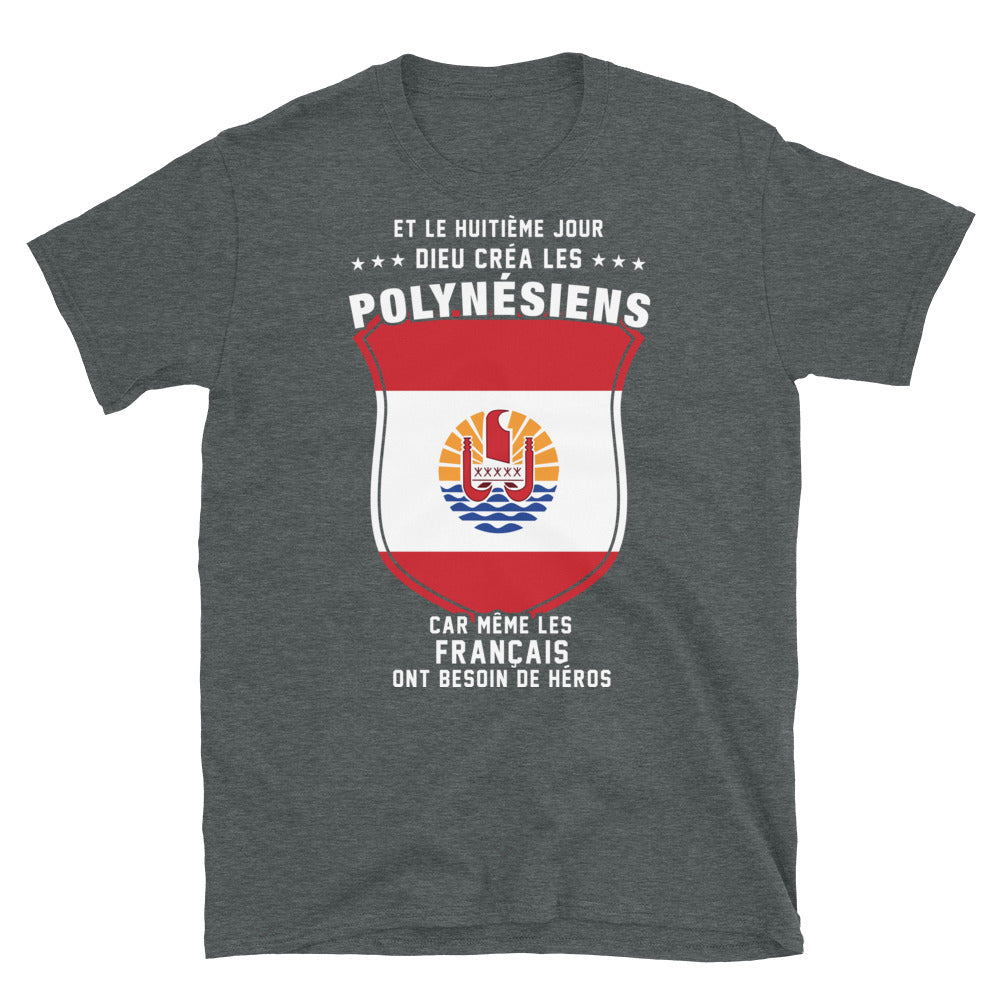 8e-jour-polynesiens-v2 T-shirt Standard - Ici & Là - T-shirts & Souvenirs de chez toi