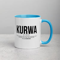 Thumbnail for Définition drôle Kurwa pour le café des Polonais le matin  - Mug Tasse Couleurs intérieures - Ici & Là - T-shirts & Souvenirs de chez toi