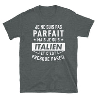 Thumbnail for T-shirt Italie gris foncé - Un hommage à la culture italienne