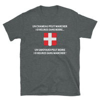 Thumbnail for T-shirt Savoyard gris foncé chiné - 10 heures sans marcher