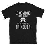Le Comtois adore manger - T-shirt Standard - Ici & Là - T-shirts & Souvenirs de chez toi