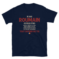 Thumbnail for T-shirt Roumain gris foncé - Ça dépend de toi