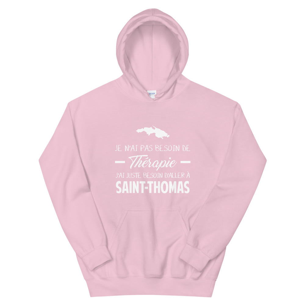 Thérapie Saint Thomas  - Sweatshirt à capuche - Ici & Là - T-shirts & Souvenirs de chez toi