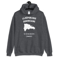 Thumbnail for Sweatshirt République Dominicaine gris foncé - Mon histoire commence