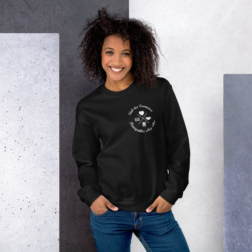 Club des Comtoises tranquilles chez elles - Sweatshirt - Ici & Là - T-shirts & Souvenirs de chez toi