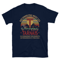 Thumbnail for T-shirt Tarnais bleu marine - Déconne pas avec humour local