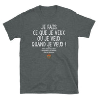 Thumbnail for T-shirt Moldave gris foncé chiné - Je fais ce que je veux mais ma femme est Moldave