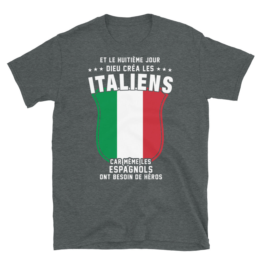 8e-jour-italiens T-shirt Standard - Ici & Là - T-shirts & Souvenirs de chez toi