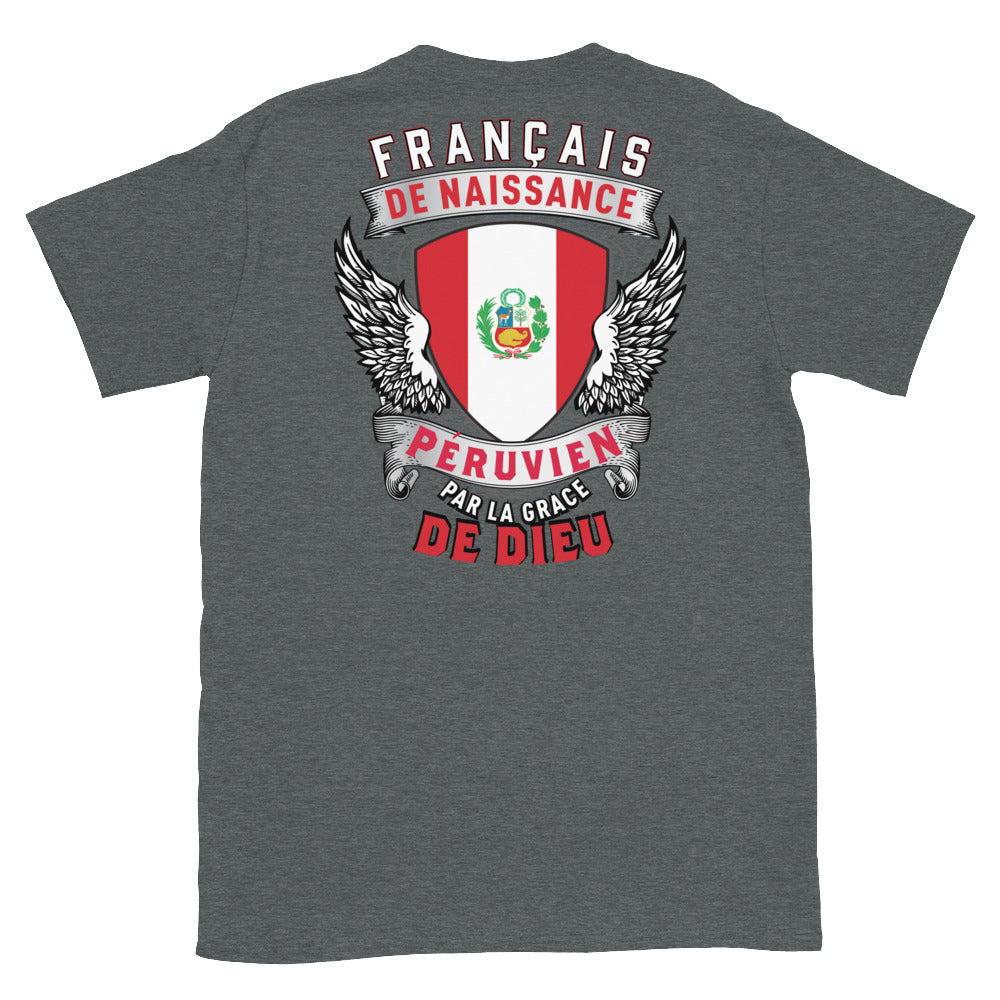 T-shirt Peruvien gris foncé - Fierté et humour à porter