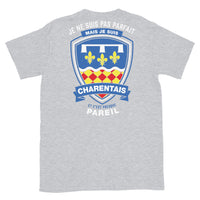 Thumbnail for T-shirt Charentais gris sportif - Je ne suis pas parfait mais