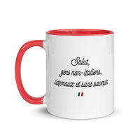 Thumbnail for Mug Italie rouge dos - design coloré pour le café