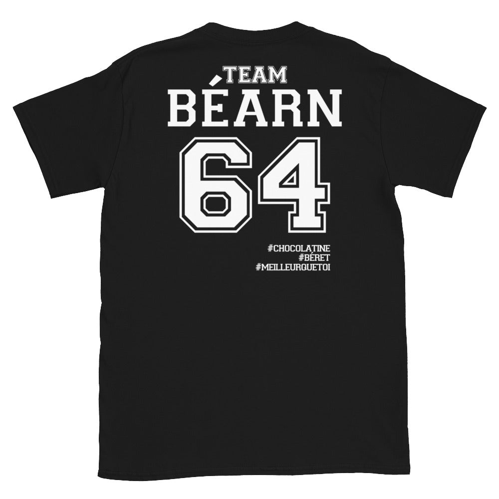 T-shirt Béarn noir - Fierté locale et confort