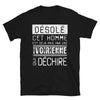 T-shirt Ivoirienne noir - Désolé ce mec est pris par une fille