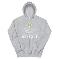 Thumbnail for Sweatshirt Mexique gris foncé dos - Pas besoin de thérapie