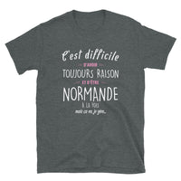 Thumbnail for Avoir Raison Normande - T-shirt Boy friend Cut - Standard - Ici & Là - T-shirts & Souvenirs de chez toi