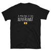 T-shirt Auvergne noir - M'en fous, je suis Auvergnat