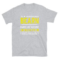 Thumbnail for T-shirt Béarn gris foncé dos - Grande histoire à prendre avec humour