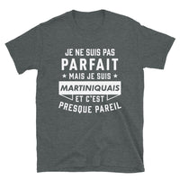 Thumbnail for T-shirt Martinique gris foncé - Parfait Martiniquais v2