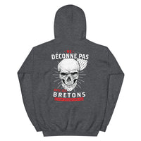 Thumbnail for Sweatshirt Bretagne bleu marine dos - Ne déconne pas avec les Bretons