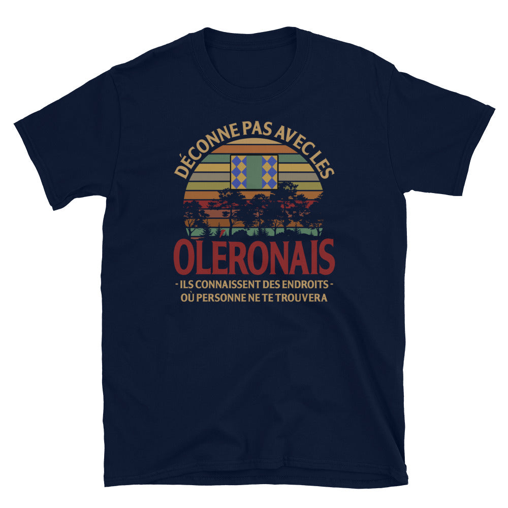 T-shirt Charente Maritime gris foncé dos - Fierté des Oléronais