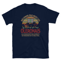 Thumbnail for T-shirt Charente Maritime gris foncé dos - Fierté des Oléronais