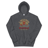 Thumbnail for Sweatshirt Aveyron gris foncé chiné dos - L'appel du pays avec humour