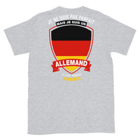 Thumbnail for T-shirt Allemagne bleu marine dos - Je ne suis pas parfait mais.