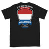 T-shirt Hollande noir - Je ne suis pas parfait mais.
