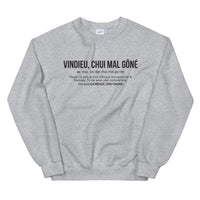 Thumbnail for Vindieu, chui mal gôné Bourgogne - Sweatshirt - Ici & Là - T-shirts & Souvenirs de chez toi