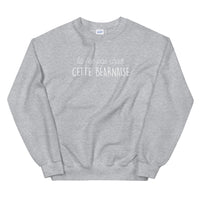 Thumbnail for Sweatshirt Béarn gris sport dos - Fée pas chier cette Béarnais