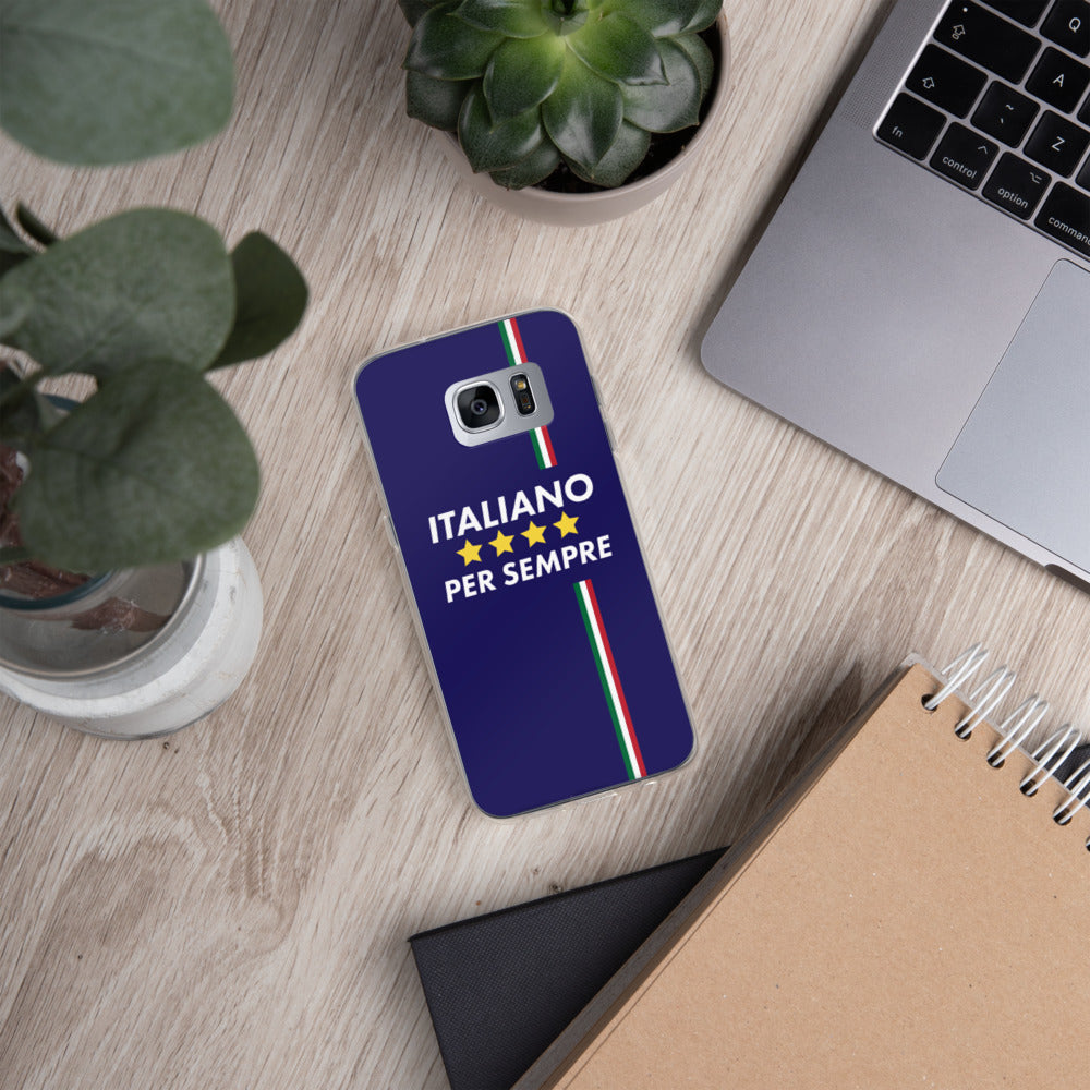 Italiano per sempre - drapeau  Italien pour toujours - Coque Samsung - Ici & Là - T-shirts & Souvenirs de chez toi