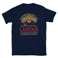 Thumbnail for T-shirt Landais gris foncé dos - Déconne pas avec les Landais