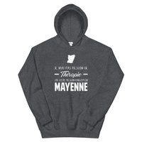 Thumbnail for Mayenne Thérapie - Sweatshirt à capuche - Ici & Là - T-shirts & Souvenirs de chez toi