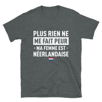 Thumbnail for T-shirt Pays-Bas bleu marine - Ma femme est ma force