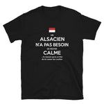 Alsacien rester calme - T-shirt Standard - Ici & Là - T-shirts & Souvenirs de chez toi