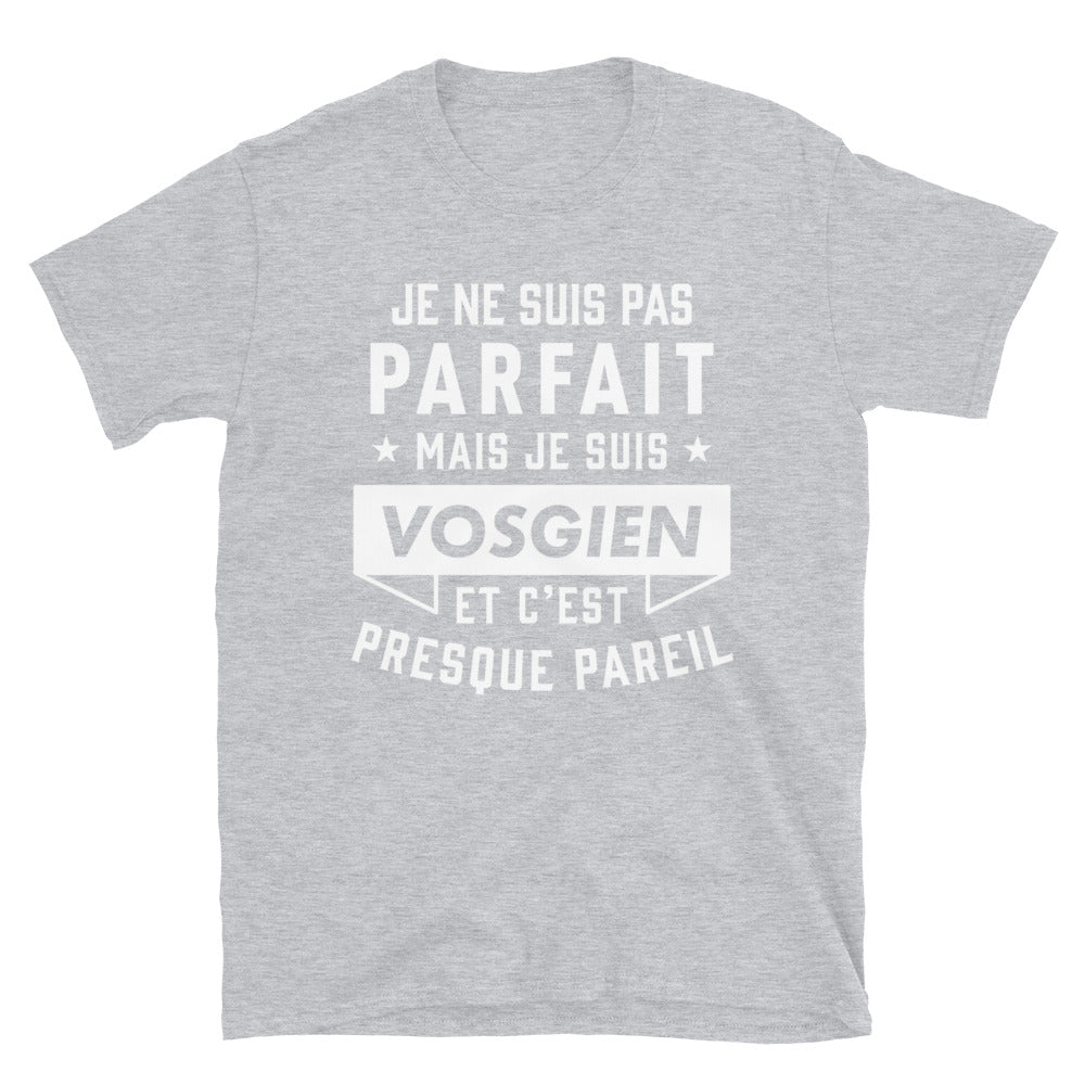 T-shirt Vosges bleu marine dos - Fierté et humour local