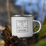 Voix me disent Put** qu'on est bien en Auvergne - Tasse / mug en émaille - Ici & Là - T-shirts & Souvenirs de chez toi