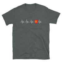 Thumbnail for Normandie blason et battement de cœur - T-shirt Standard - Ici & Là - T-shirts & Souvenirs de chez toi
