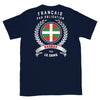 T-shirt Basque noir - Fierté et humour au quotidien