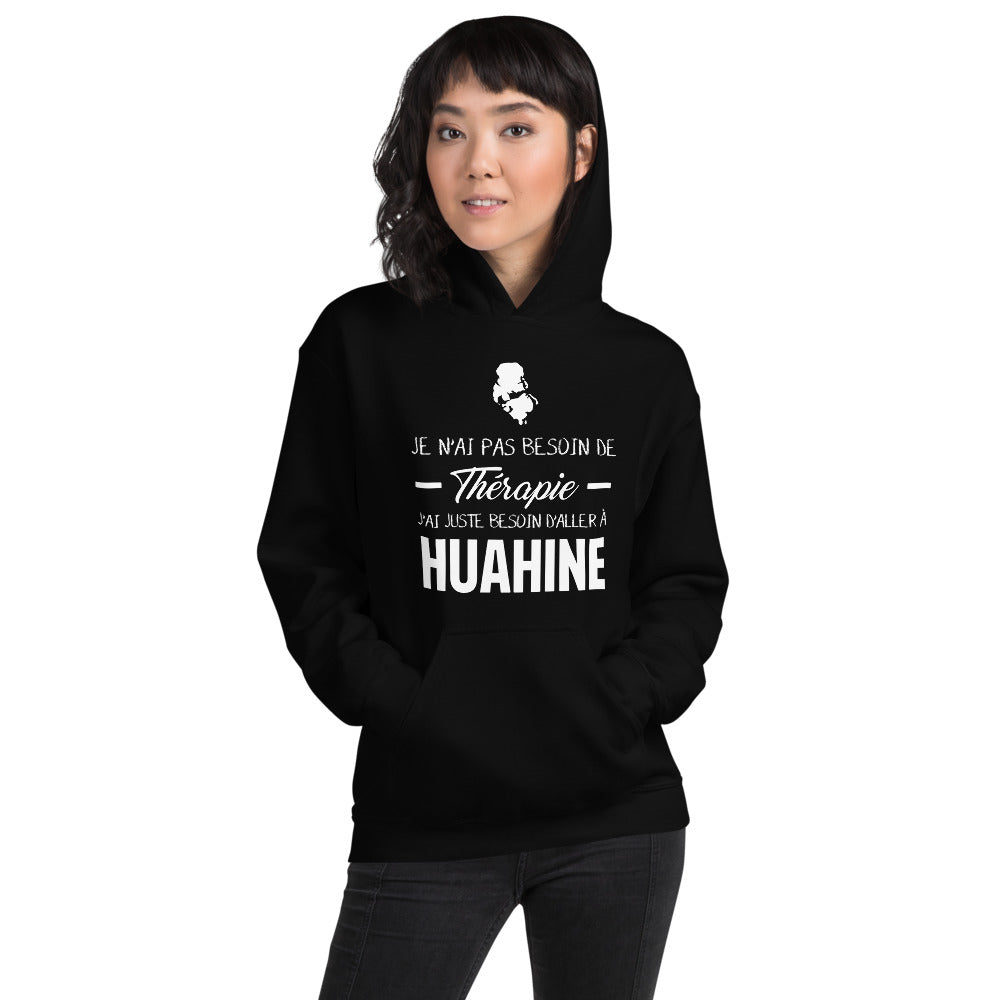 Thérapie Huahine - Polynésie - Sweatshirt à capuche - Ici & Là - T-shirts & Souvenirs de chez toi