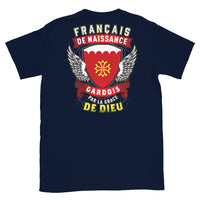 Thumbnail for T-shirt Belgique noir dos - Français, Belge, Suisse, Canadien de naissance