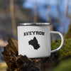 Tasse Aveyron émaille - Parfaite pour les campeurs